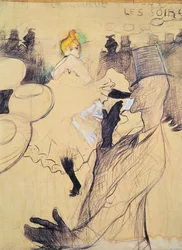 El Moulin-Rouge, La Goulue y Valentin, el Deshuesado, 1891